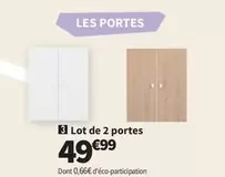 Lot De 2 Portes offre à 49,99€ sur Conforama