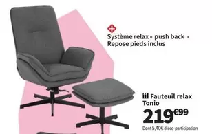 Fauteuil Relax offre à 219,99€ sur Conforama