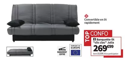 Banquette-it "Clic Cèc" offre à 269,99€ sur Conforama