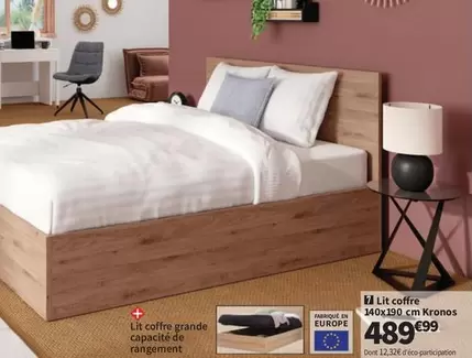 Lit Coffre offre à 489,99€ sur Conforama