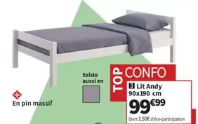 Lit Andy offre à 99,99€ sur Conforama