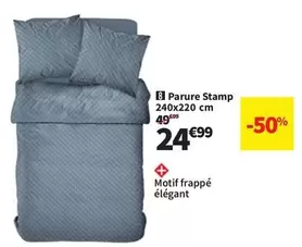 Parure Stamp offre à 24,99€ sur Conforama