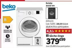 Beko - Sèche-linge offre à 379,99€ sur Conforama