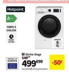 Hotpoint - Sèche-linge offre à 499,99€ sur Conforama