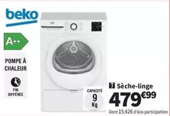 Beko - Sèche-linge offre à 479,99€ sur Conforama