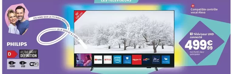 Philips - Téléviseur Oled 4k Uhd offre à 499,95€ sur Conforama