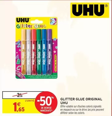 Uhu - Glitter Glue Original offre à 1,65€ sur Intermarché