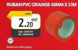 Ruban Pvc Orange offre à 2,2€ sur DomPro