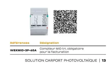 WBXMID-3P-65A Compteur MID Tri offre sur Rexel