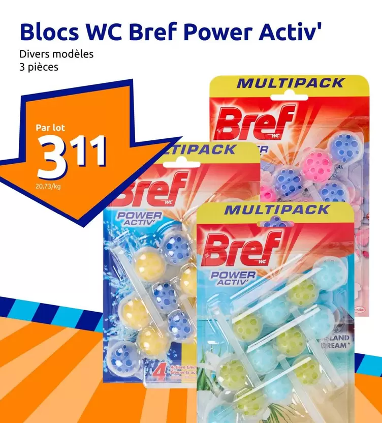 Bref - Blocs Wc Wc offre à 3,11€ sur Action