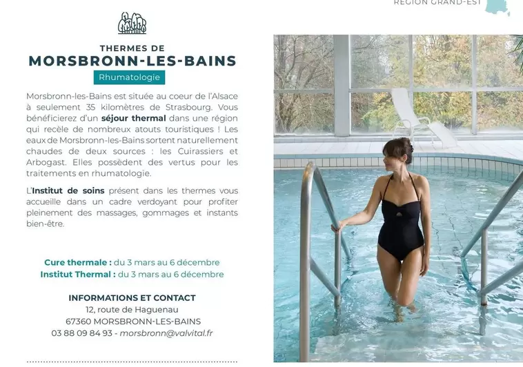 Mars - Thermosbronn-les-bains offre sur ValVital