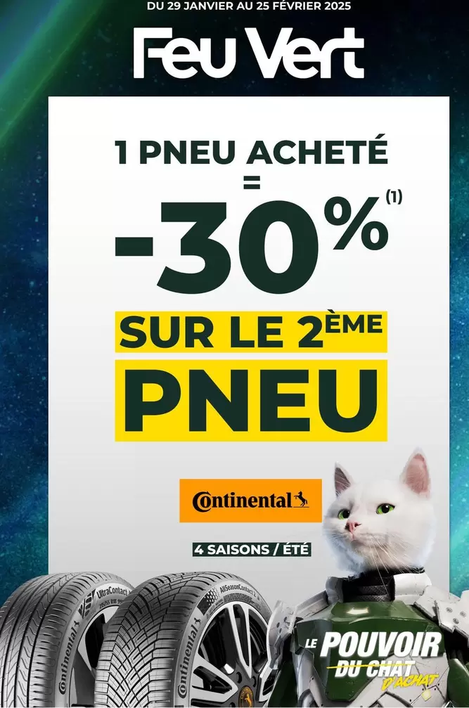 Continental - Sur Le Pneu offre sur Feu Vert