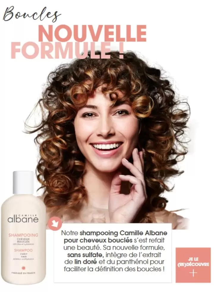 Camille Albane - Shampooing offre sur Camille Albane