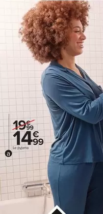 Tex - Pyjama Femme offre à 14,99€ sur Carrefour Contact