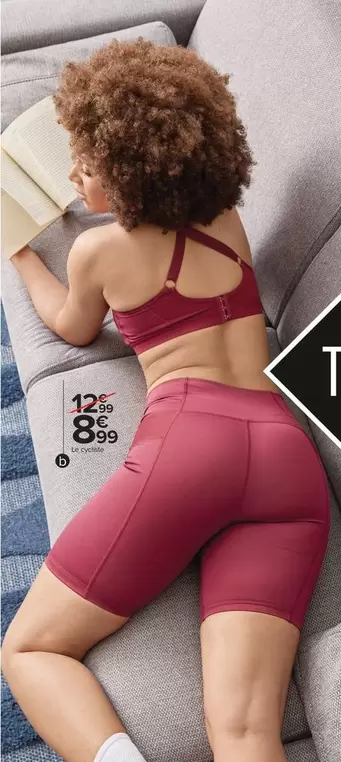 Tex - Cycliste Sport Femme offre à 8,99€ sur Carrefour Contact