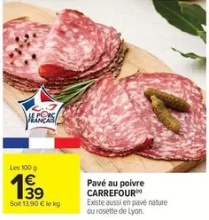 Carrefour - Pavé Au Poivre 100g offre à 1,39€ sur Carrefour Contact