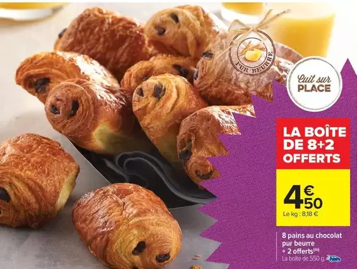 8 Papiers De Chocolat Pur Beurre offre à 4,5€ sur Carrefour Contact