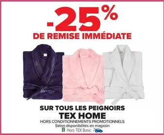 TOUS - Sur Tous Les Peignoirs offre sur Carrefour Contact