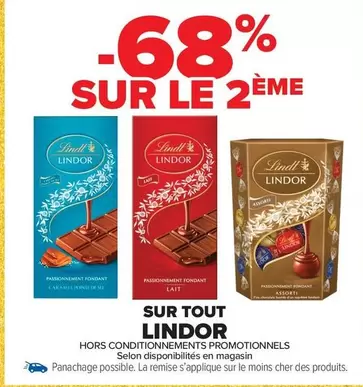 Lindt - Sur Tout  offre sur Carrefour Market