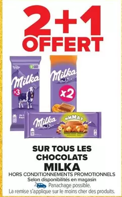 Milka - Sur Tous Les Chocolats offre sur Carrefour Drive