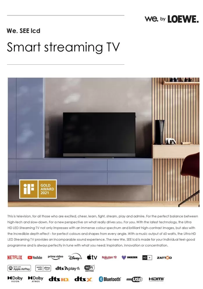 Loewe - Smart Streaming Tv offre sur Loewe TV