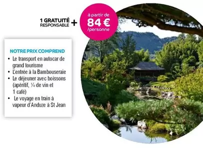 Notre Prix Comprend offre à 84€ sur Salaün Holidays