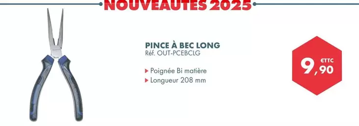 Pince À Bec Long offre à 9,9€ sur Autodistribution