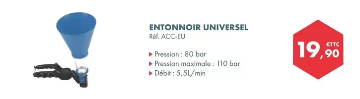 Entonnoir Universel offre à 19,9€ sur Autodistribution