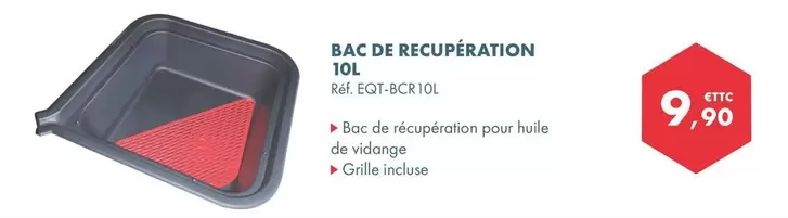 Bac De Recuperation offre à 9,9€ sur Autodistribution