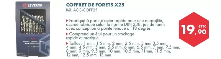 Leverok - Coffret De Forets X25 offre à 19,9€ sur Autodistribution