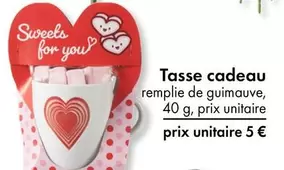 Tasse Cadeau offre à 5€ sur TEDi