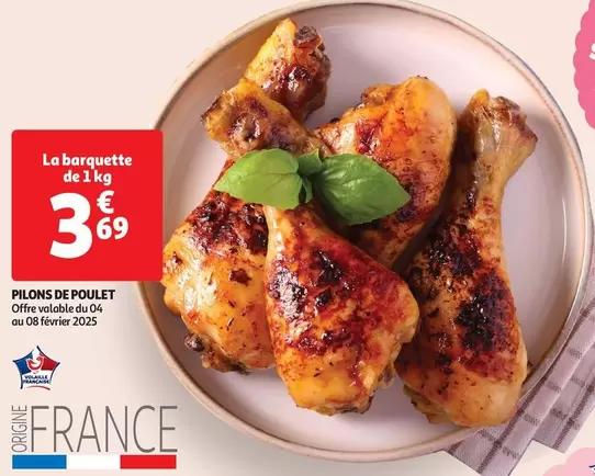 Pilons De Poulet offre à 3,69€ sur Auchan Hypermarché