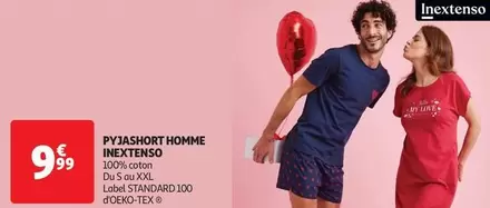 Inextenso - Pyjashort Homme offre à 9,99€ sur Auchan Hypermarché