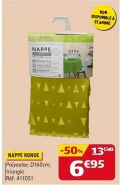 Nappe Ronde offre à 6,95€ sur Gifi