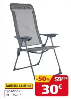 Fauteuil Camping offre à 30€ sur Gifi