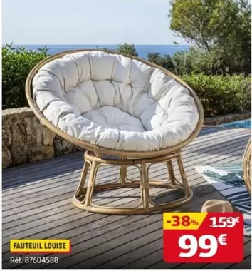 Fauteuil Louise offre à 99€ sur Gifi