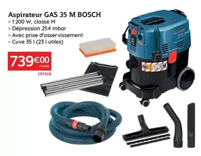 Bosch - Aspirateur GAS 35M offre à 739€ sur Quéguiner