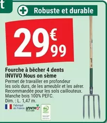 Durable - Fourche À Bécher 4 Dents offre à 29,99€ sur Gamm vert