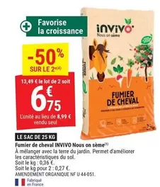 U - Fumier De Cheval offre à 6,75€ sur Gamm vert