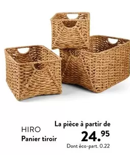 Hiro Panier Tiroir offre à 24,95€ sur Casa