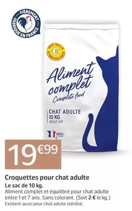 Croquettes Pour Chat Adulte offre à 19,99€ sur Jardiland