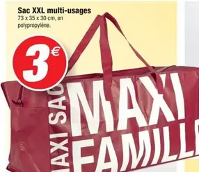 Sac Xxl Multi-Usages offre à 3€ sur Bazarland