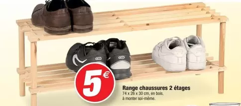 Range Chaussures 2 Étages offre à 5€ sur Bazarland