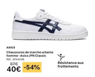 Asics - Chaussures De Marche Urbane Homme- Jpn Classic offre à 40€ sur Decathlon