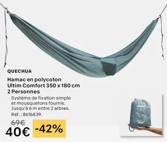 Quechua offre à 40€ sur Decathlon