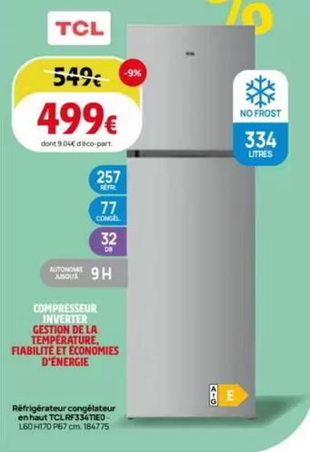 TCL - Compresseur Inverter offre à 499€ sur Darty