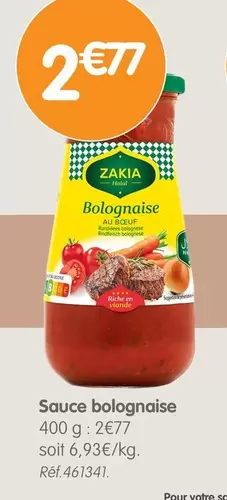 Zakia - Sauce Bolognaise offre à 2,77€ sur B&M