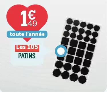 Patins offre à 1,49€ sur Centrakor