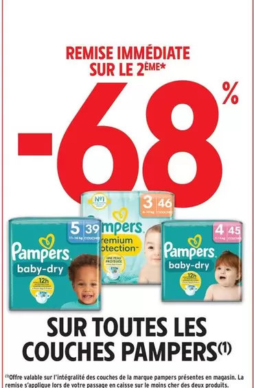 Pampers - Sur Toutes Les Couches offre sur Intermarché Contact