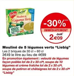 Liebig - Mouliné De 5 Légumes Verts offre à 2,09€ sur Monop'